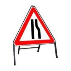 600mm Road Narrows Offside Sign